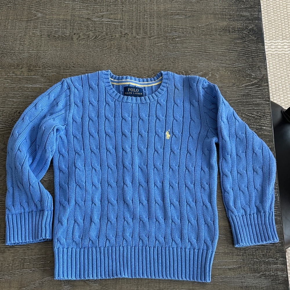 Polo by Ralph Lauren Classic Blue Crewneck Sweater